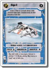 star wars ccg hoth revised rogue 3 wb