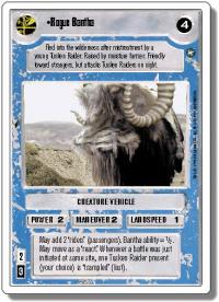 star wars ccg a new hope revised rogue bantha wb