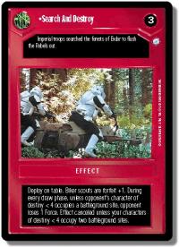 star wars ccg endor search and destroy