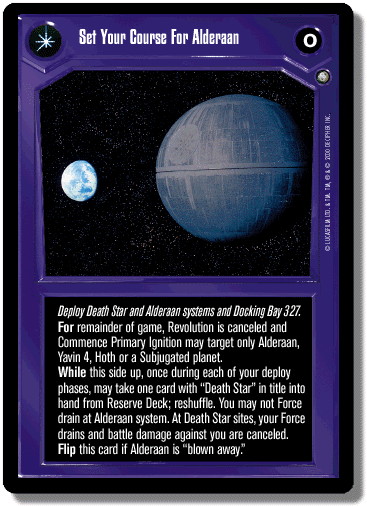 Set Your Course For Alderaan (3rd)