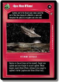 star wars ccg a new hope limited spice mines of kessel