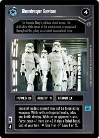 star wars ccg reflections iii premium stormtrooper garrison