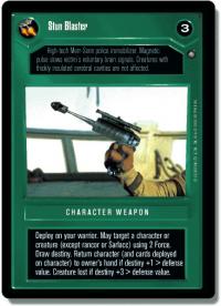 star wars ccg anthologies sealed deck premium stun blaster dark