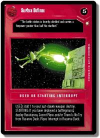 star wars ccg special edition surface defense