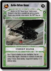 star wars ccg hoth limited surface defense cannon