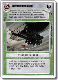 star wars ccg hoth revised surface defense cannon wb