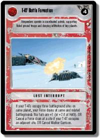 star wars ccg special edition t 47 battle formation