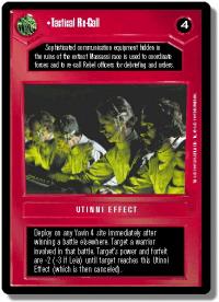 star wars ccg premiere unlimited tactical recall wb