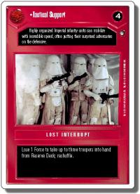 star wars ccg hoth revised tactical support wb