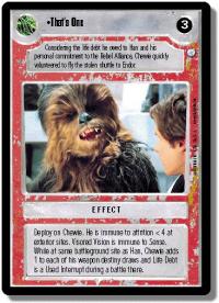 star wars ccg endor that s one