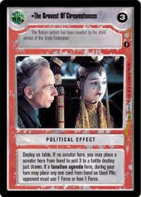 star wars ccg coruscant the gravest of circumstances