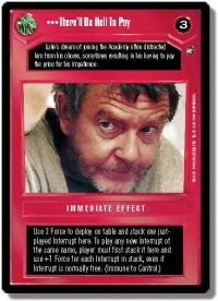 star wars ccg a new hope limited there ll be hell to pay