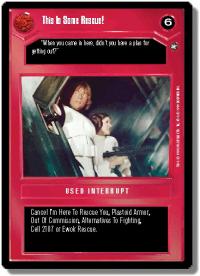 star wars ccg a new hope limited this is some rescue