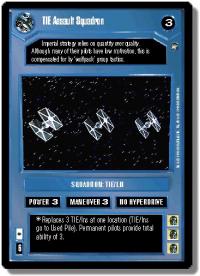 star wars ccg a new hope limited tie assault squadron