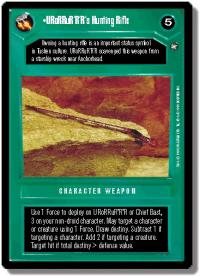 star wars ccg a new hope limited urorrur r r s hunting rifle