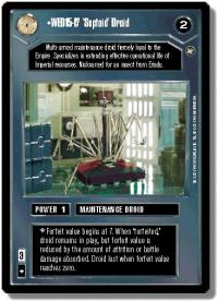 star wars ccg a new hope limited wed15 17 septoid droid