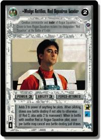 star wars ccg death star ii wedge antilles red squadron leader