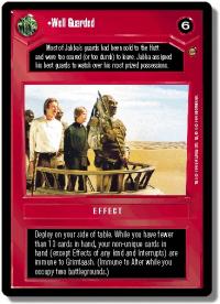 star wars ccg jabbas palace well guarded