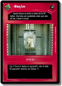 star wars ccg premiere unlimited wrong turn wb