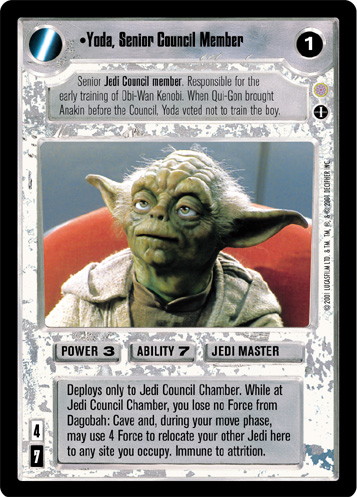 Yoda, Senior Council Member