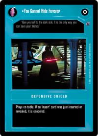 star wars ccg death star ii you cannot hide forever
