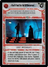 star wars ccg tatooine you ll find i m full of surprises