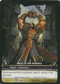 warcraft tcg extended art keys to the armory ea