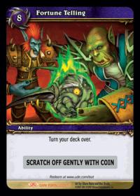 warcraft tcg loot cards fortune telling loot