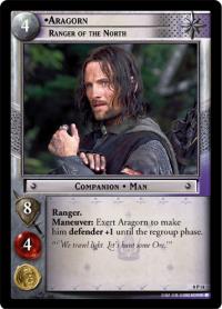 lotr tcg lotr promotional aragorn ranger of the north p