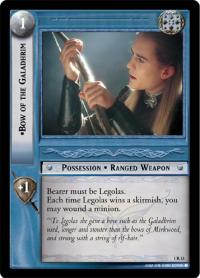 lotr tcg fellowship of the ring foils bow of the galadhrim foil