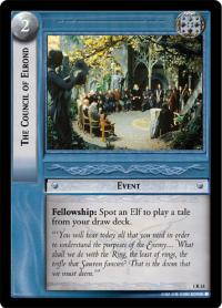lotr tcg fellowship of the ring foils the council of elrond foil
