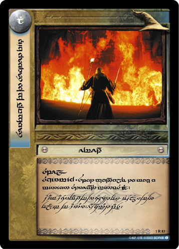 Servant of the Secret Fire (Tengwar)