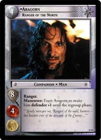 lotr tcg fellowship of the ring aragorn ranger of the north