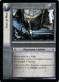 lotr tcg fellowship of the ring foils coat of mail foil