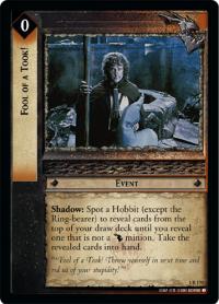 lotr tcg fellowship of the ring foils fool of a took foil