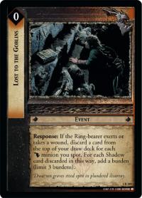 lotr tcg fellowship of the ring foils lost to the goblins foil