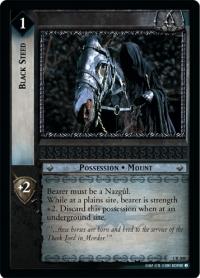 lotr tcg fellowship of the ring black steed