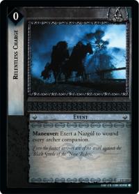 lotr tcg fellowship of the ring foils relentless charge foil