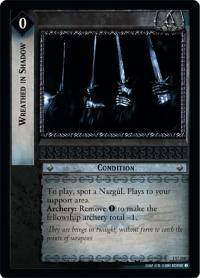lotr tcg fellowship of the ring foils wreathed in shadow foil
