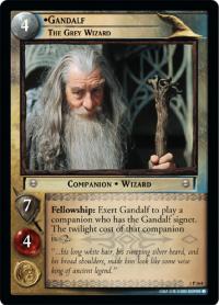lotr tcg fellowship of the ring foils gandalf the grey wizard foil