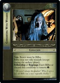 lotr tcg mines of moria consorting with wizards