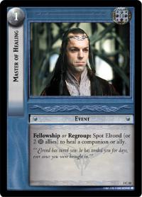 lotr tcg realms of the elf lords foils master of healing foil