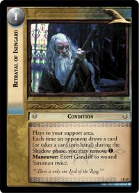 lotr tcg realms of the elf lords foils betrayal of isengard foil