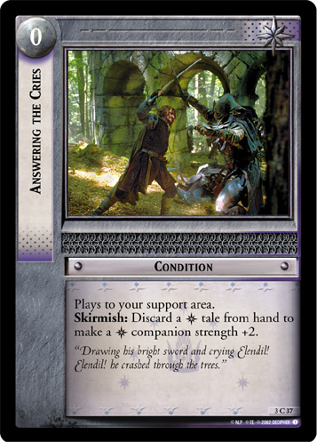 Answering The Cries (FOIL)