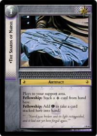 lotr tcg realms of the elf lords foils the shards of narsil foil