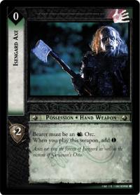 lotr tcg realms of the elf lords foils isengard axe foil