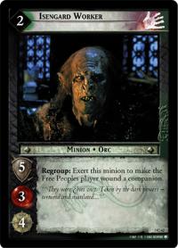lotr tcg realms of the elf lords foils isengard worker foil
