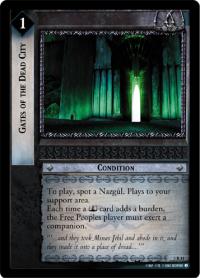 lotr tcg realms of the elf lords foils gates of the dead city foil