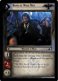 lotr tcg the two towers foils band of wild men foil