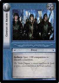 lotr tcg the two towers company of archers